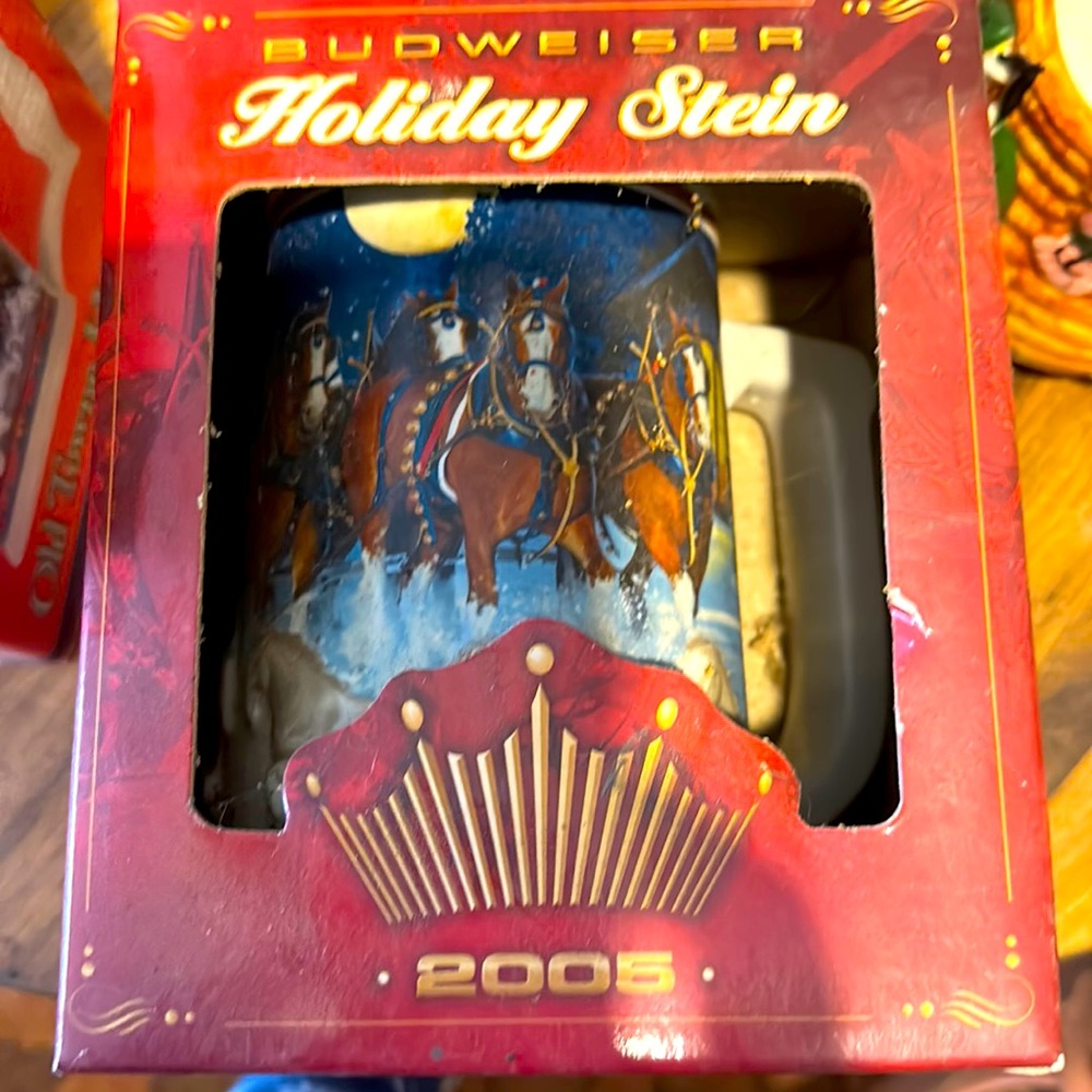 Budweiser Holdiday Stein
